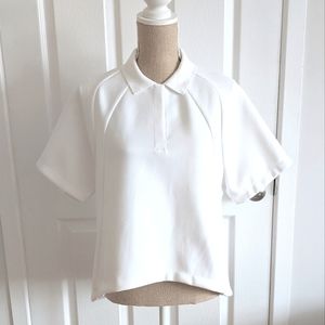 Pink Tarten Neoprene Trapeze Blouse